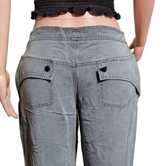 Pulp mid rise relax tencel thin denim pants M - Picture 6 of 6